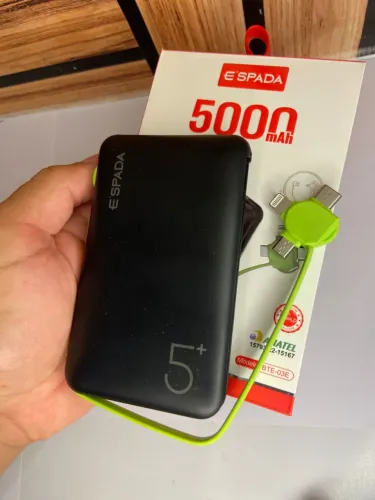 Carregador Portátil Power Bank Tipo-C & Lighting & Micro V8 - BTE-03E E?spada an5