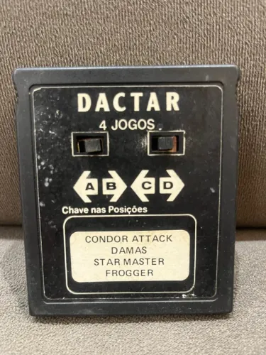 Cartucho Atari - 4 jogos (Frogger, Condor Attack e mais)