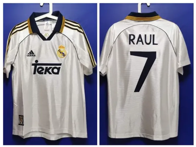  Camisa  Real Madrid 1999/2000 Comemorativa Home Oficial 