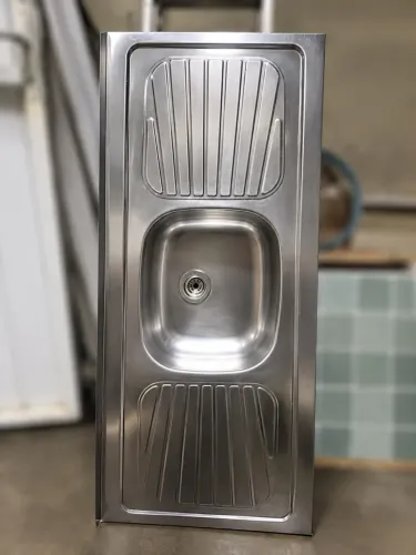 Pia inox 1,20M com Cuba e Escorredor- Ótimo estado.