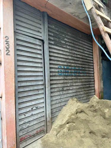 Porta de enrolar de aço!