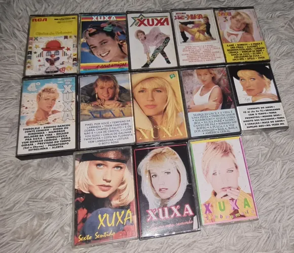 Coleção Xuxa fitas K7