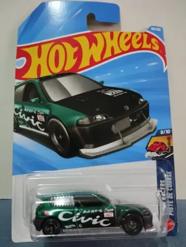 Hot Wheels Civic STH 2026 F + Ford GT Race TH + '58 Chevy Impala TH