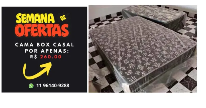 cama box casal (promoção)