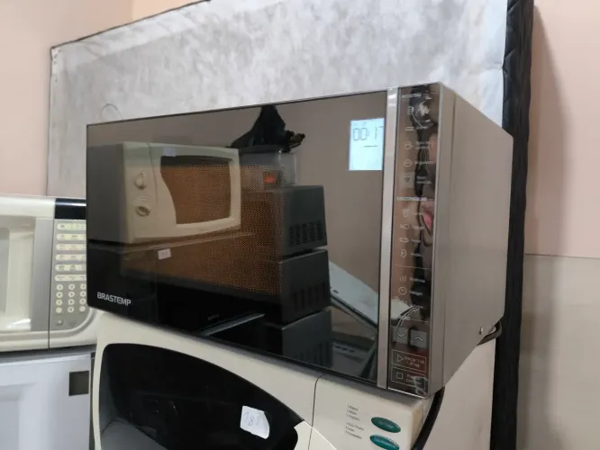 Microondas Brastemp 32 Litros Ative Espelhado