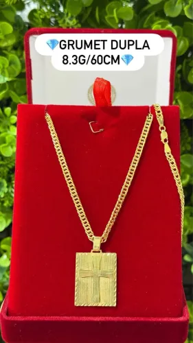 Corrente de ouro 18k 8.3g Nova | Certificado de garantia