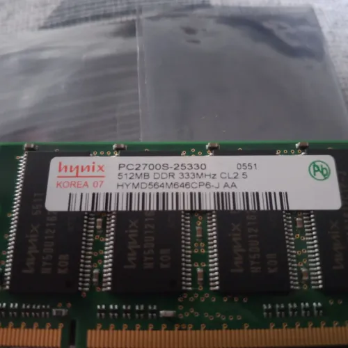 Memória HYMD564M646CP6-J AA 512MB DDR333MhzCL2.5PC2700S 25330 Hynix