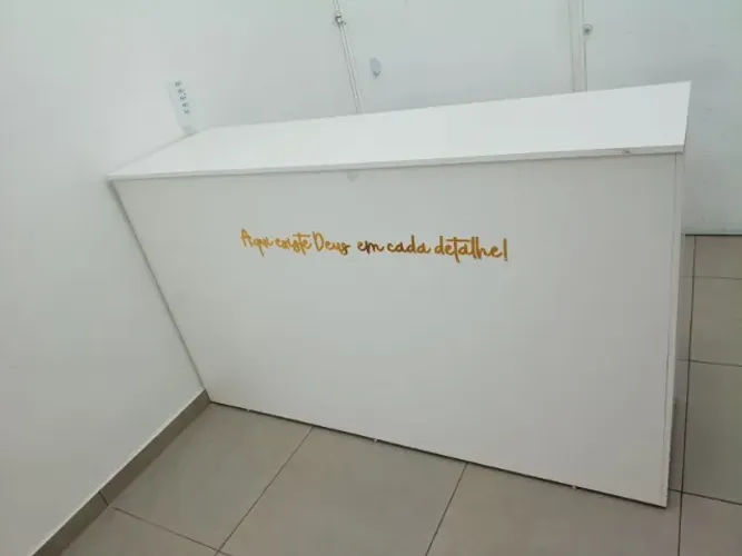Balcão de Atendimento Branco 1,80m
