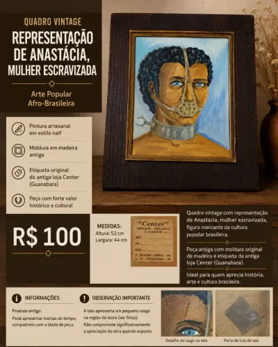 Quadro Anastácia * aceito proposta