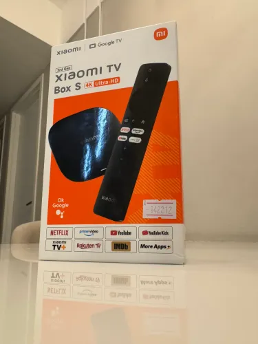 Tv Box S Mi Xiaomi Android Full Hd Versão Global Lacrado Preto De Voz