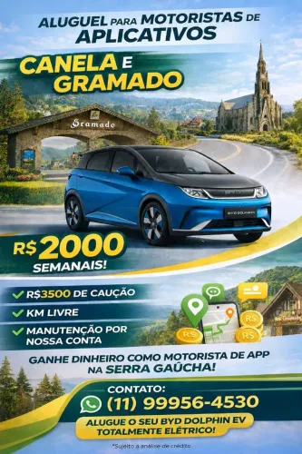 ALUGO BYD DOLPHIN UBER, 99