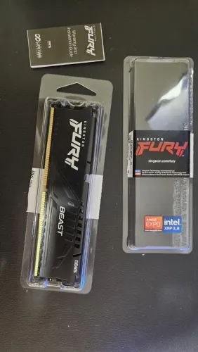 Memória Kingston Fury Beast 32GB DDR5 6000MHz CL36 (1x32GB) EXPO/XMP
