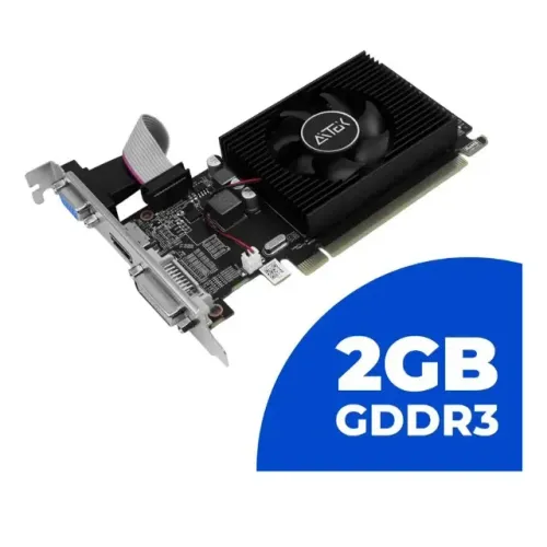 Placa de Vídeo R5230 Delta 2GB GDDR3 PCI-E HDMI DVI VGA para PC Desktop pode retirar no lo