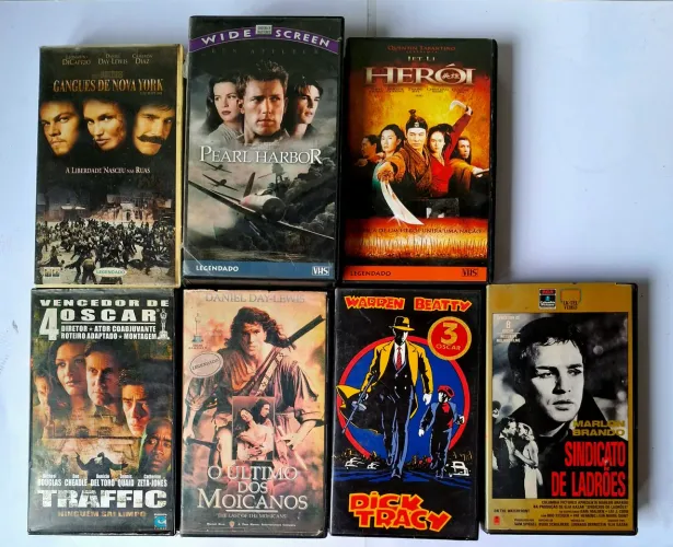 Fitas Vhs de Ação ( Lote)