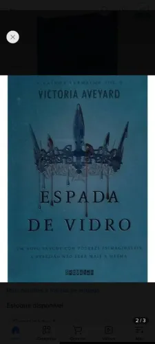 Livro espada de vidro