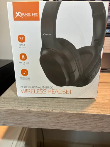 Fone de Ouvido Wireless Headset Xtrike Me HD-214BK - Bluetooth 5.3 (Novo)