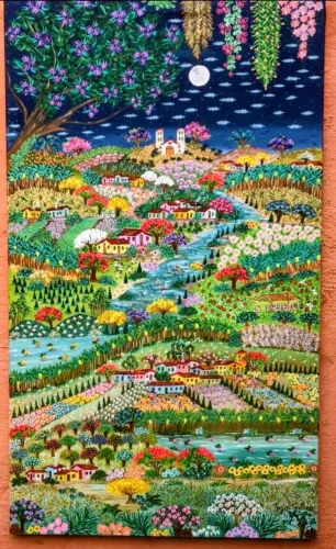 Raquel gallena artista naif 