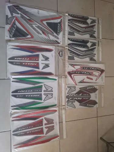 Kit de adesivos para fan,titan,bross