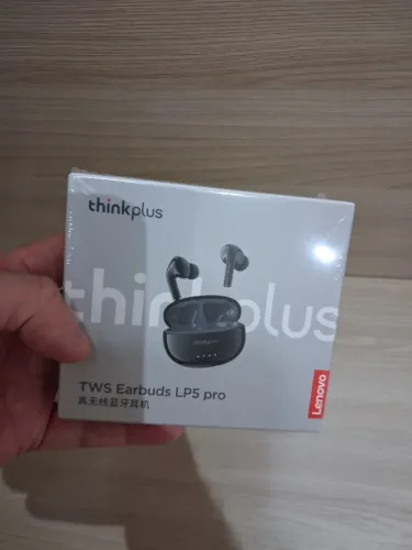 Fone de Ouvido Bluetooth Lenovo LP5 Pro - Novo, caixa lacrada