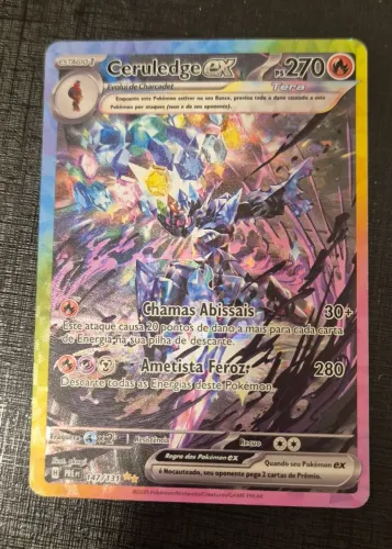 Carta pokemon Ceruledge EX