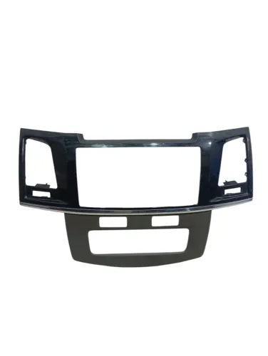 Moldura Painel Console Toyota Hilux 2008 A 2015 Ep-704 Cinza E Preto