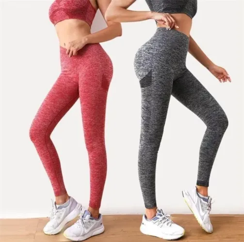 Calça academia levanta o bumbum cinza