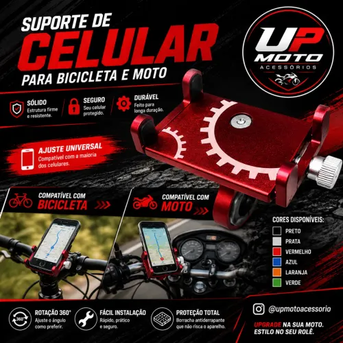 Suporte para moto e bicicleta