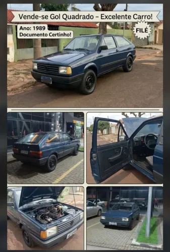 Volkswagen Gol Geração I CL 1.6 8V Álcool Mec. 2P 1989