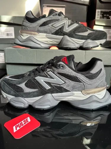 new balance 9060 black castlerock grey - tamanho 40, original #1062