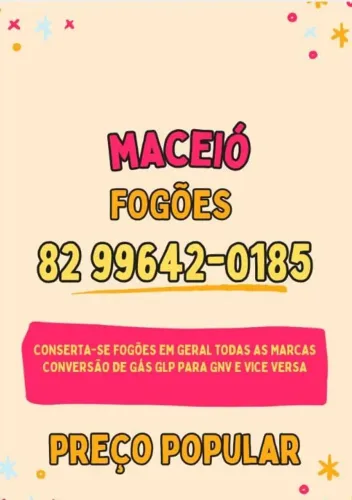 CONSERTO DE FOGÕES - PREÇO POPULAR