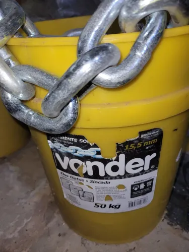 CORRENTE CROMADA VONDER 15,5 MM 50 KG = 10 METROS : VALOR TOTAL: R$ 787,00 
