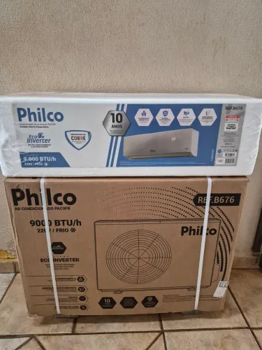 Ar condicionado Philco 9000btus frio inverter 220v Novo lacrado