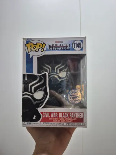 Funko Pop Civil War Pantera Negra 1145 Marvel