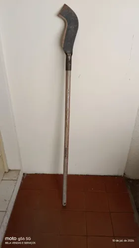 foice roçadeira poda colheita forjada tramontina cabo 1.5m