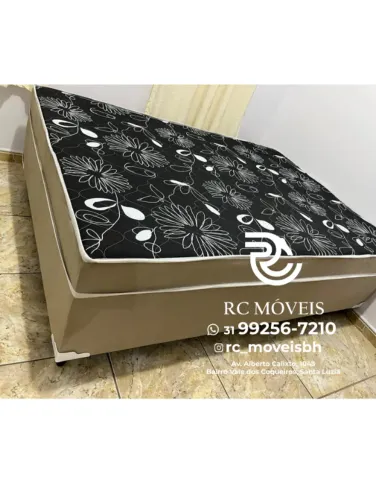 Cama Box Casal OrthoBox com Colchão D33
