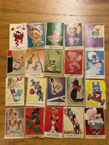 20 figurinhas descoladas álbum Ki Beleza Ed Saravan
