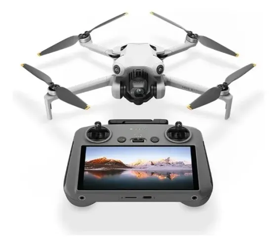 Drone (TROCO) DJI Mini 4 Pro Radio com Tela RC 2 + Acessórios