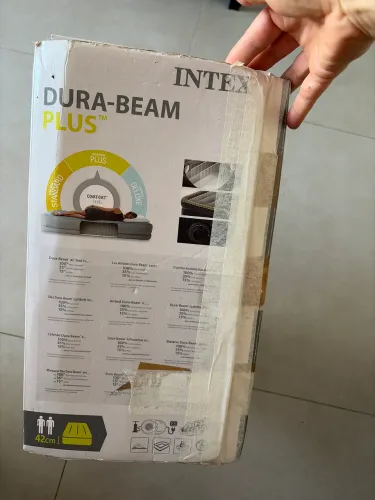 Colchão inflável casal Intex dura beam
