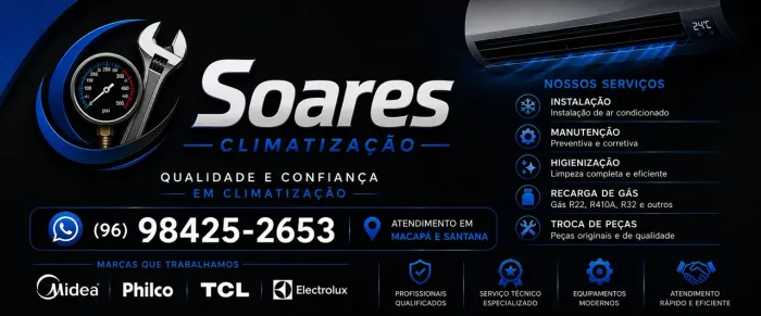 Soares climatização: manutenção e instalação 