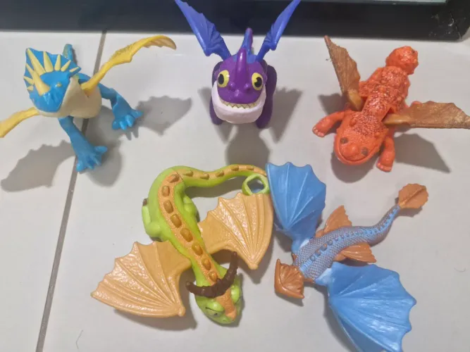 Action figure miniaturas Como treinar seu Dragão