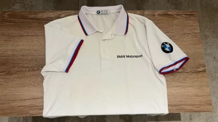 camiseta bmw motorsport branca m