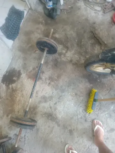 Barra para exercícios físico
