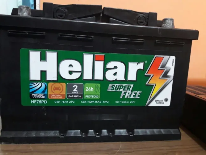 Baterias Automotivas 75 Amperes Heliar