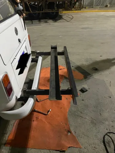 Suporte para carregar moto ou bicicleta removível 