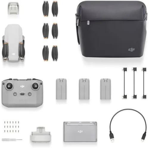 Drone DJI Mini 2 SE + Fly More combo + cartão de memória 256GB