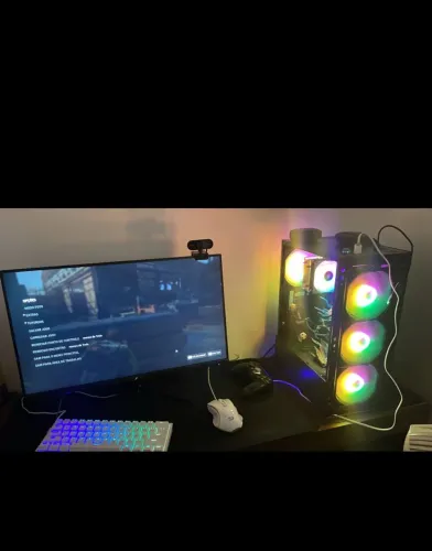 ? SETUP GAMER COMPLETO RGB ? RYZEN 7 5700G | 32GB RAM | MONITOR 144HZ ? Valor: R$ 3.300