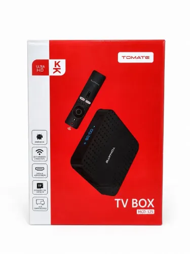 Smart TV Box Tomate MCD-125 4K Ultra HD 2GB RAM 16GB Android Dual Band