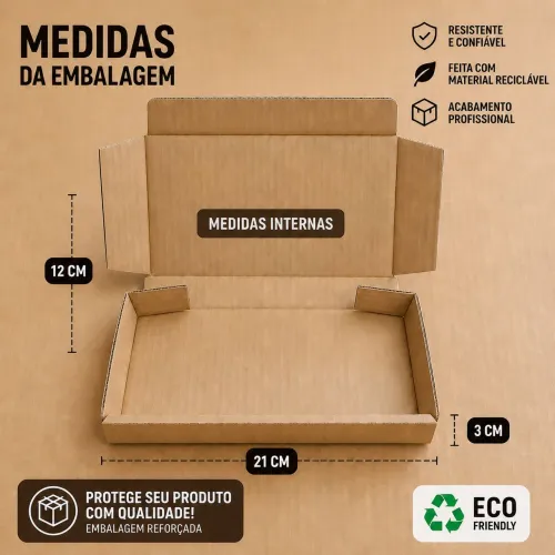 Caixas de papelão novas para e-comerce envios correios plataformas online