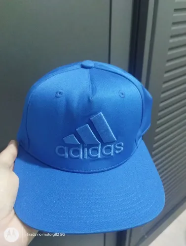 Boné azul Adidas original 