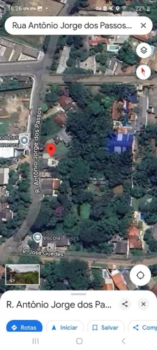 Chácara com casa e pomar, rústico.